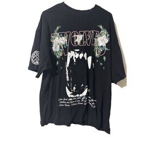 Darc Sport Wolves Black Tee Shirt Limited Ed 76/1000 Size XL